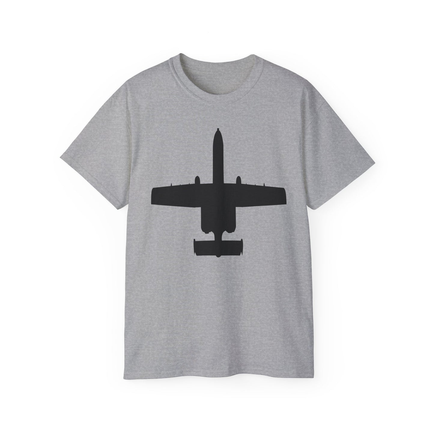 Unisex Ultra Cotton Tee - Aircraft - USAF - A-10 Thunderbolt II - Top - Silhouette X 300