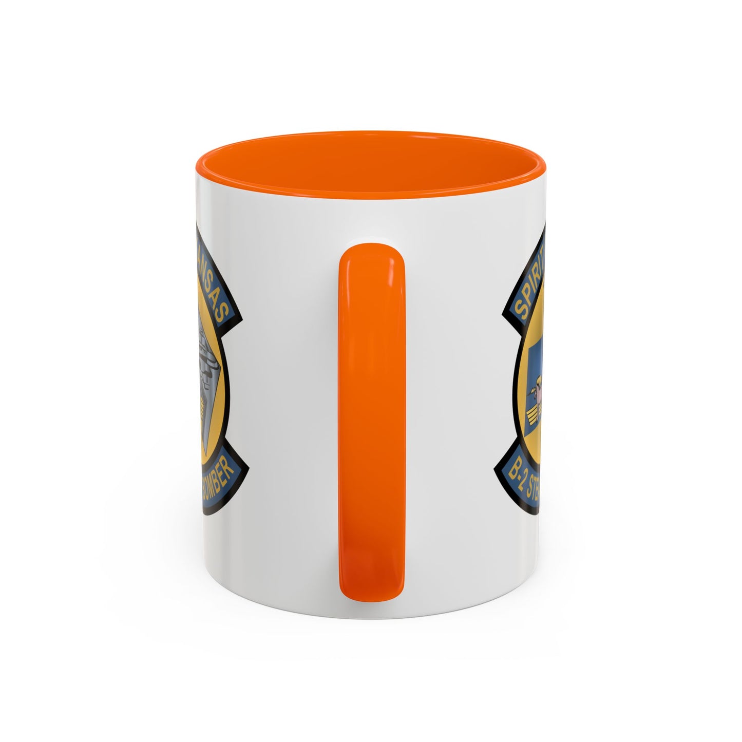 Accent Coffee Mug (11oz & 15oz) - USAF - B2 - Spirit of Kansas - Stealth Bomber wo txt X 300