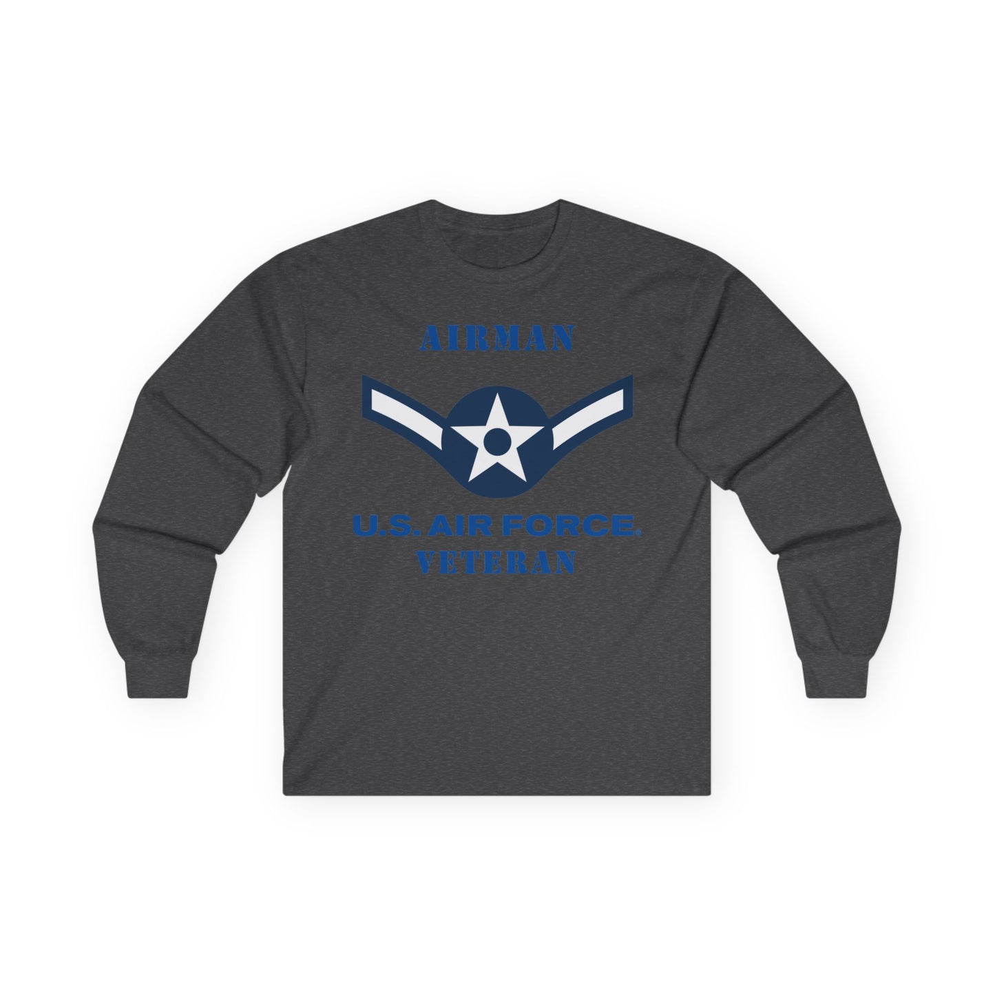 Unisex Ultra Cotton Long Sleeve Tee - USAF - Airman (E2) - 2020 - US Air Force - Veteran