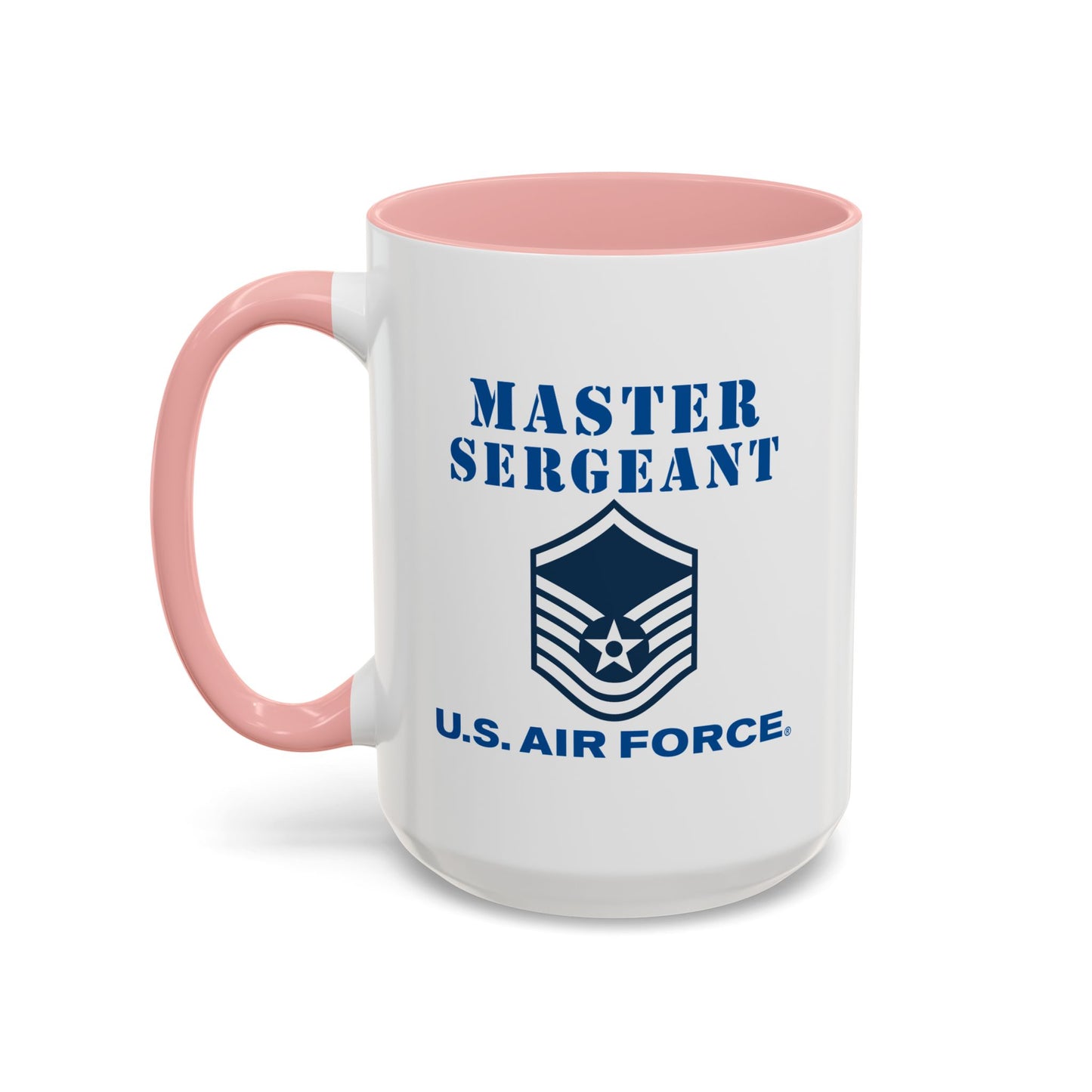 Accent Coffee Mug (11oz & 15oz) - USAF - Master Sergeant (E7a) - 2020 - US Air Force w Text X 300