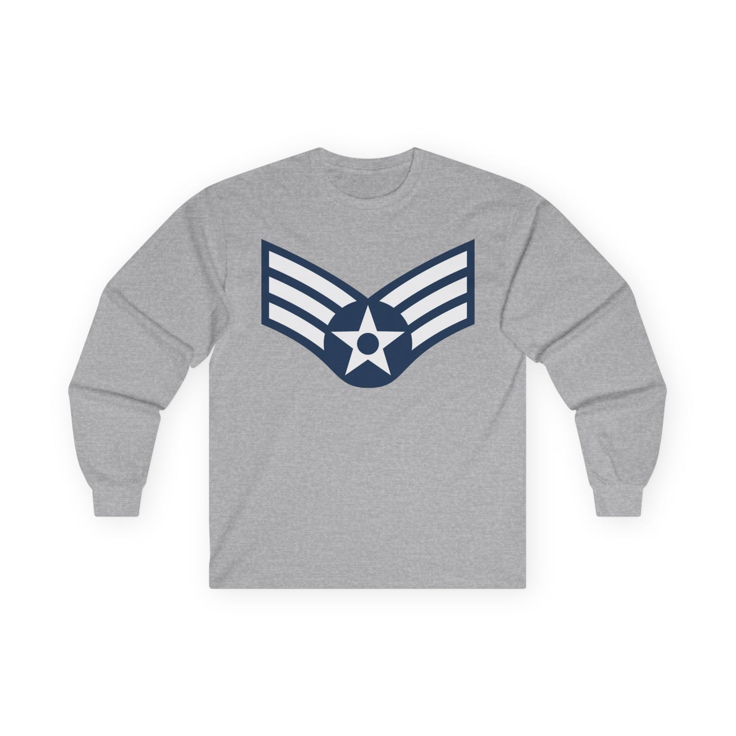 Unisex Ultra Cotton Long Sleeve Tee - USAF - Senior Airman (E4) - 2020