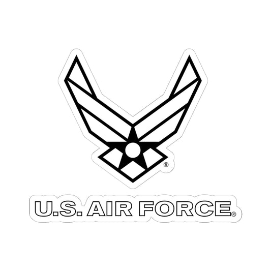 Kiss-Cut Stickers - USAF Logo, TM Txt - U S Air Force - LA