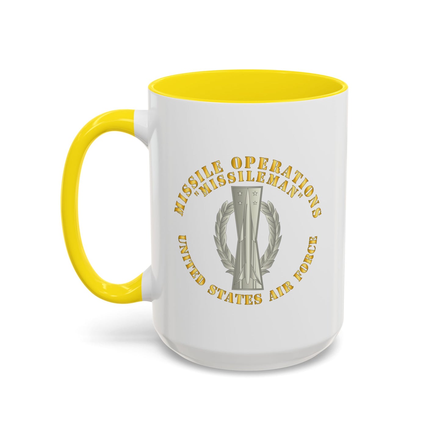 Accent Coffee Mug (11oz & 15oz) - USAF - Missile Operations - Missileman - Basic