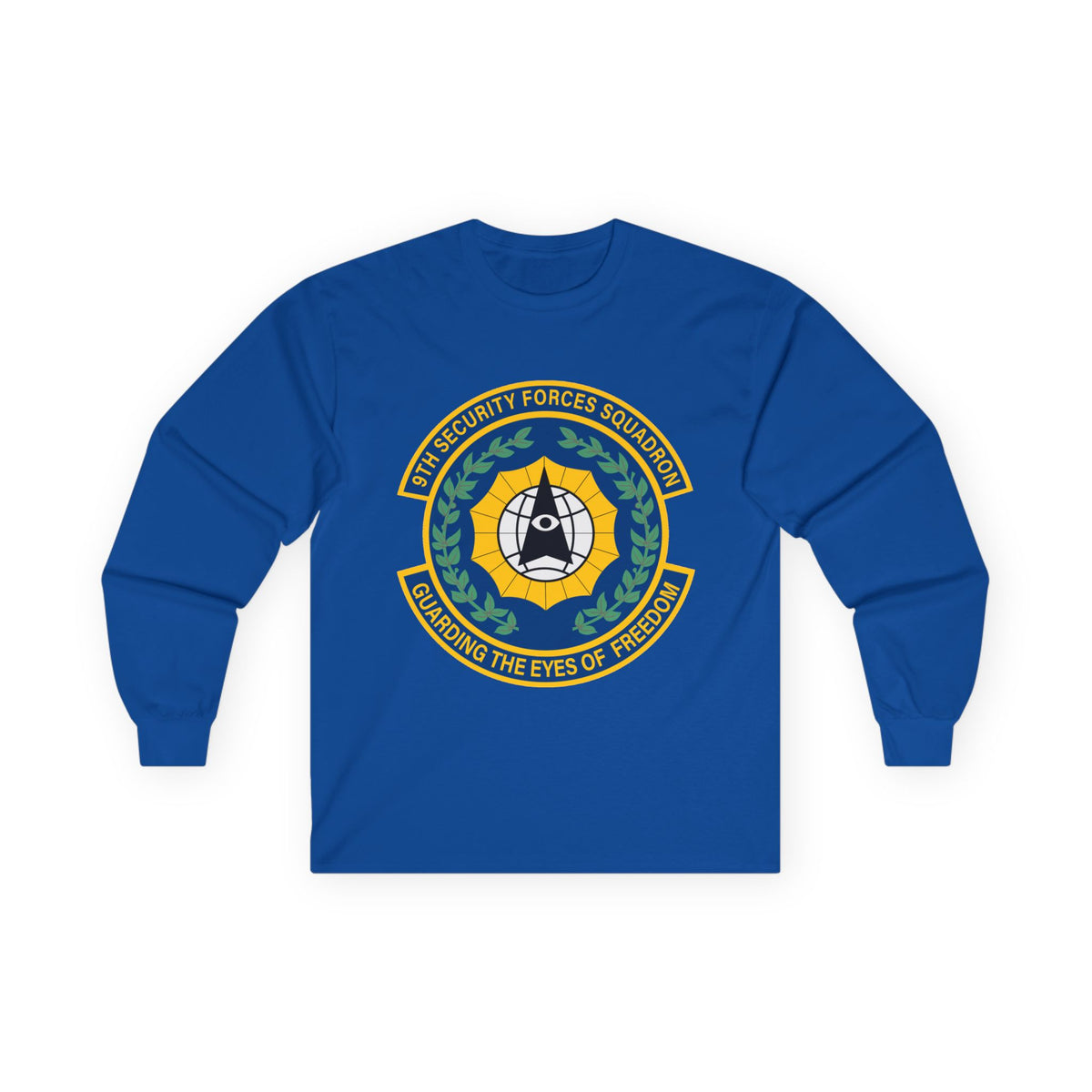 Unisex Ultra Cotton Long Sleeve Tee - USAF - 9th Security Forces Squadron wo txt X 300