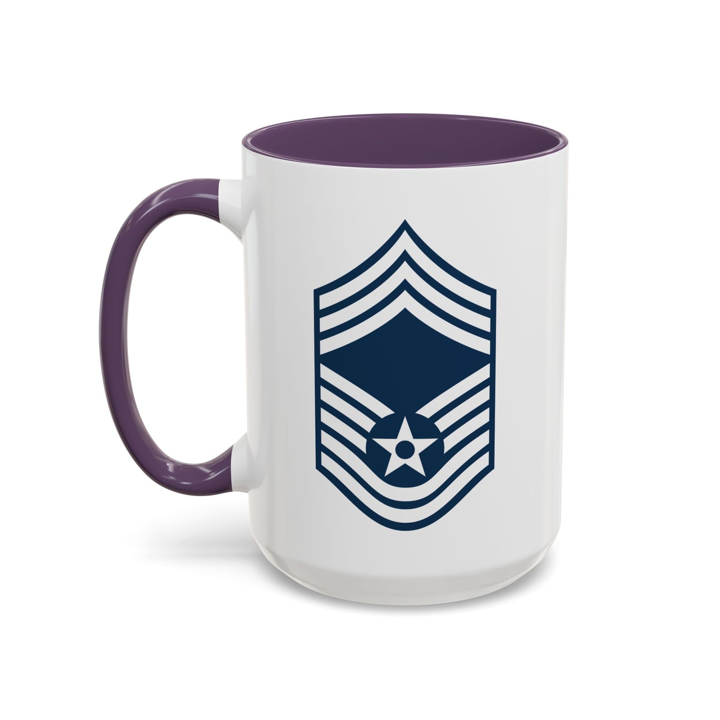 Accent Coffee Mug (11oz & 15oz) - USAF - Chief Master Sergeant (E9a) - 2020