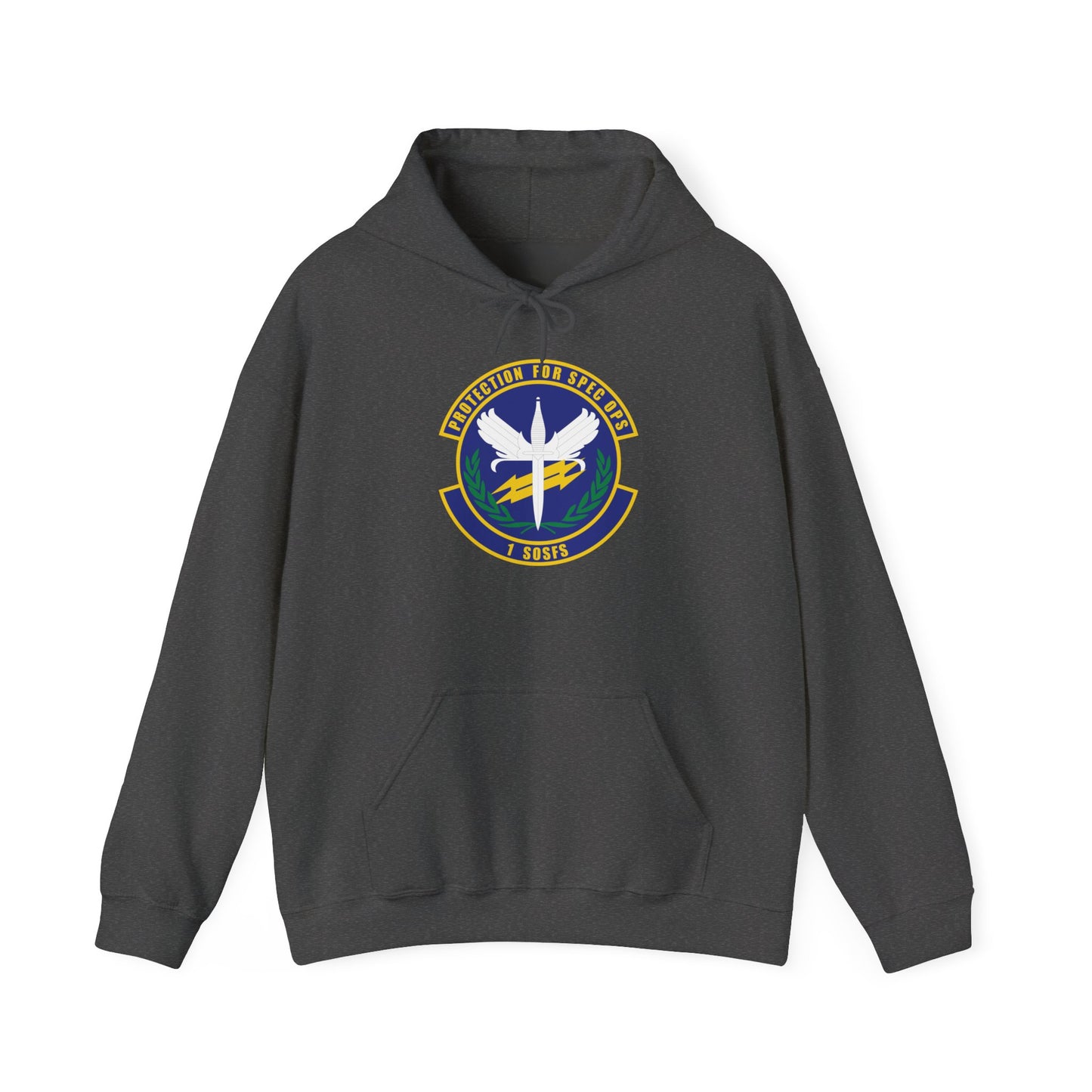 Unisex Heavy Blend Hooded Sweatshirt - USAF - 1st Special Operations Security Forces Squadron wo txt