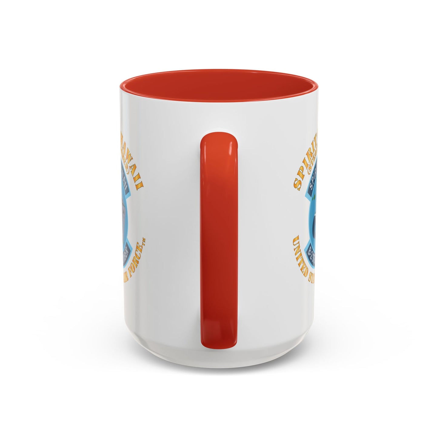 Accent Coffee Mug (11oz & 15oz) - USAF - B2 - Spirit of Hawaii - Stealth Bomber X 300