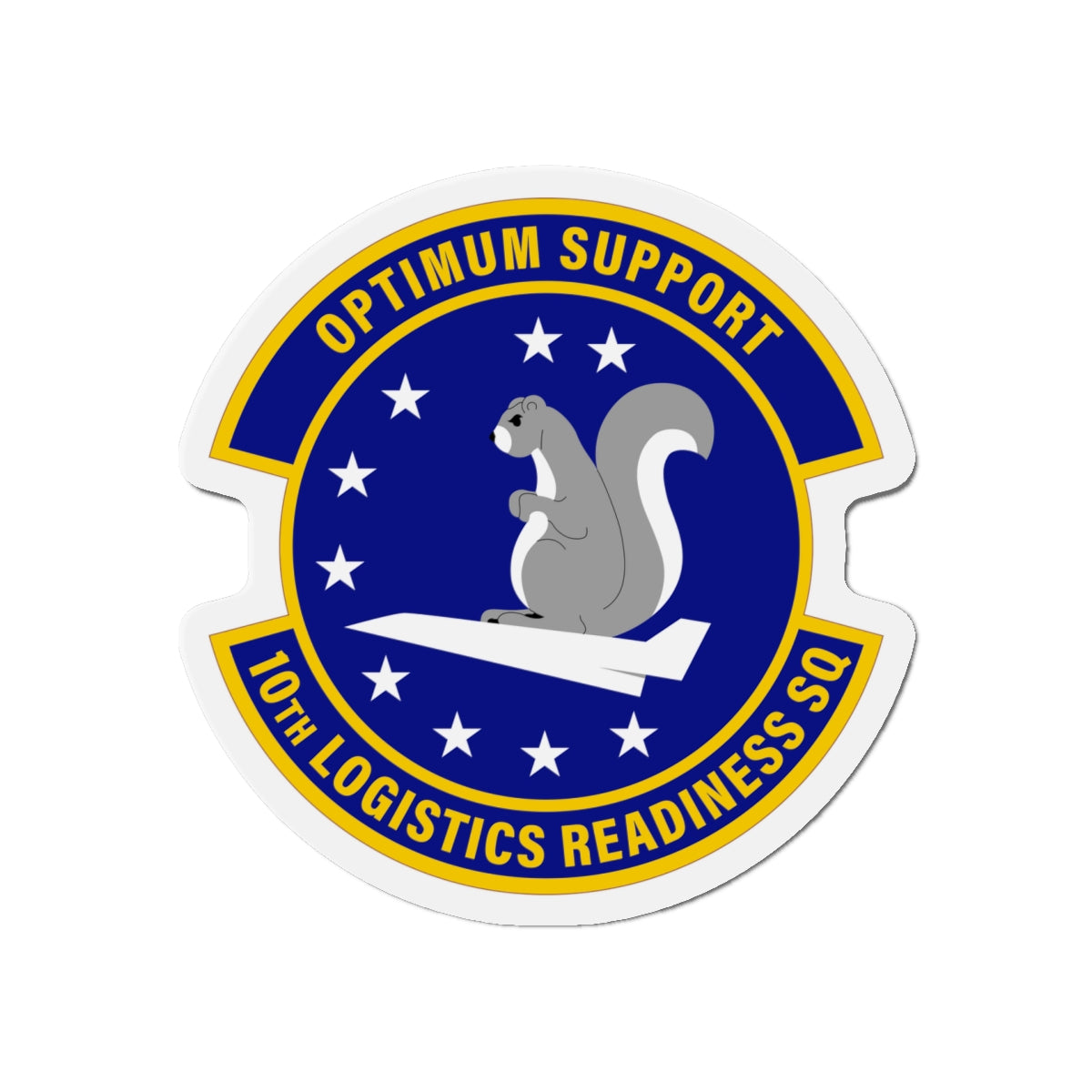 Die-Cut Magnet - USAF - 10th Logistics Readiness Squadron wo txt