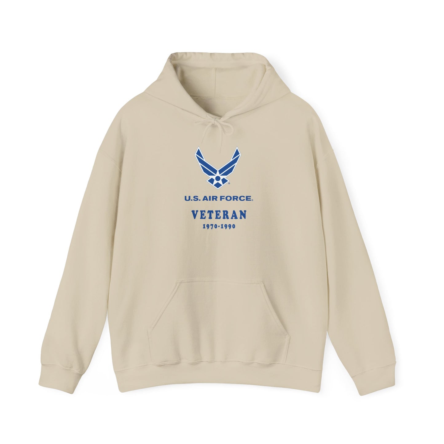 Unisex Heavy Blend Hooded Sweatshirt - USAF - Air Force - Veteran w years