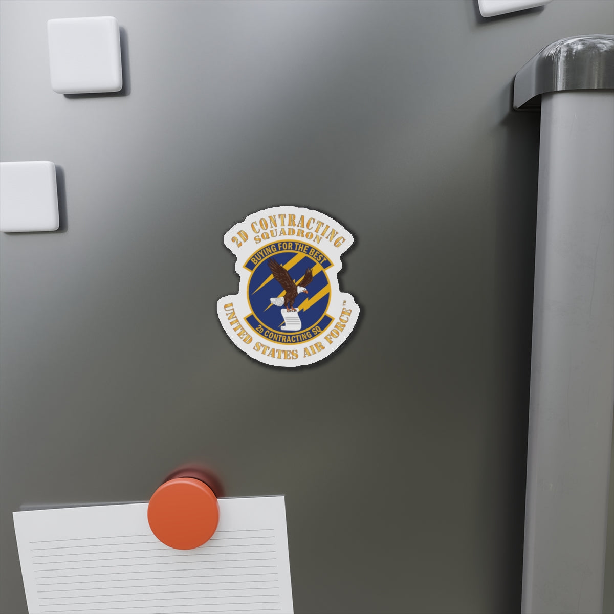 Die-Cut Magnet - USAF - 2d Contracting Squadron