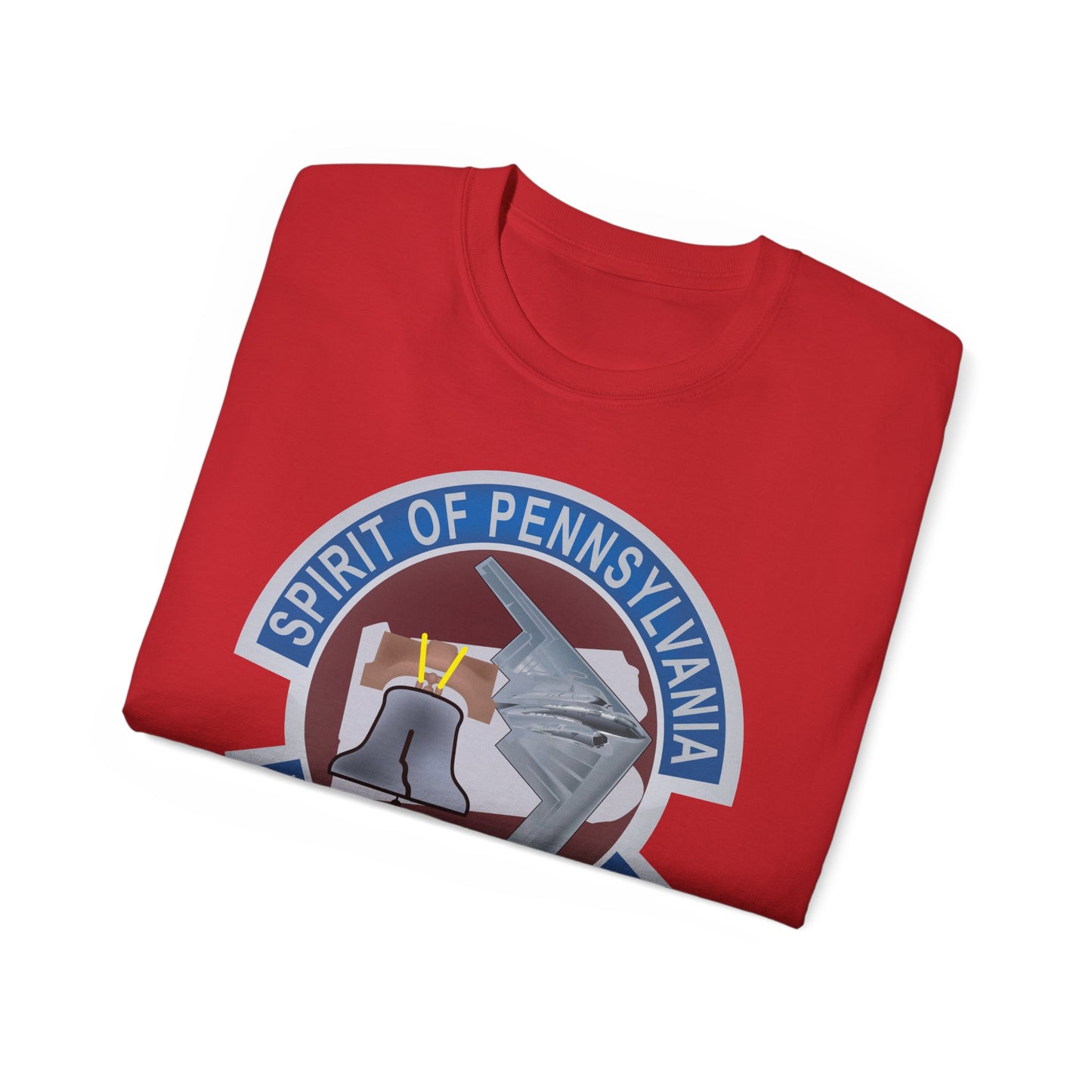 Unisex Ultra Cotton Tee - USAF - B2 - Spirit of Pennsylvania Stealth Bomber wo Txt X 300