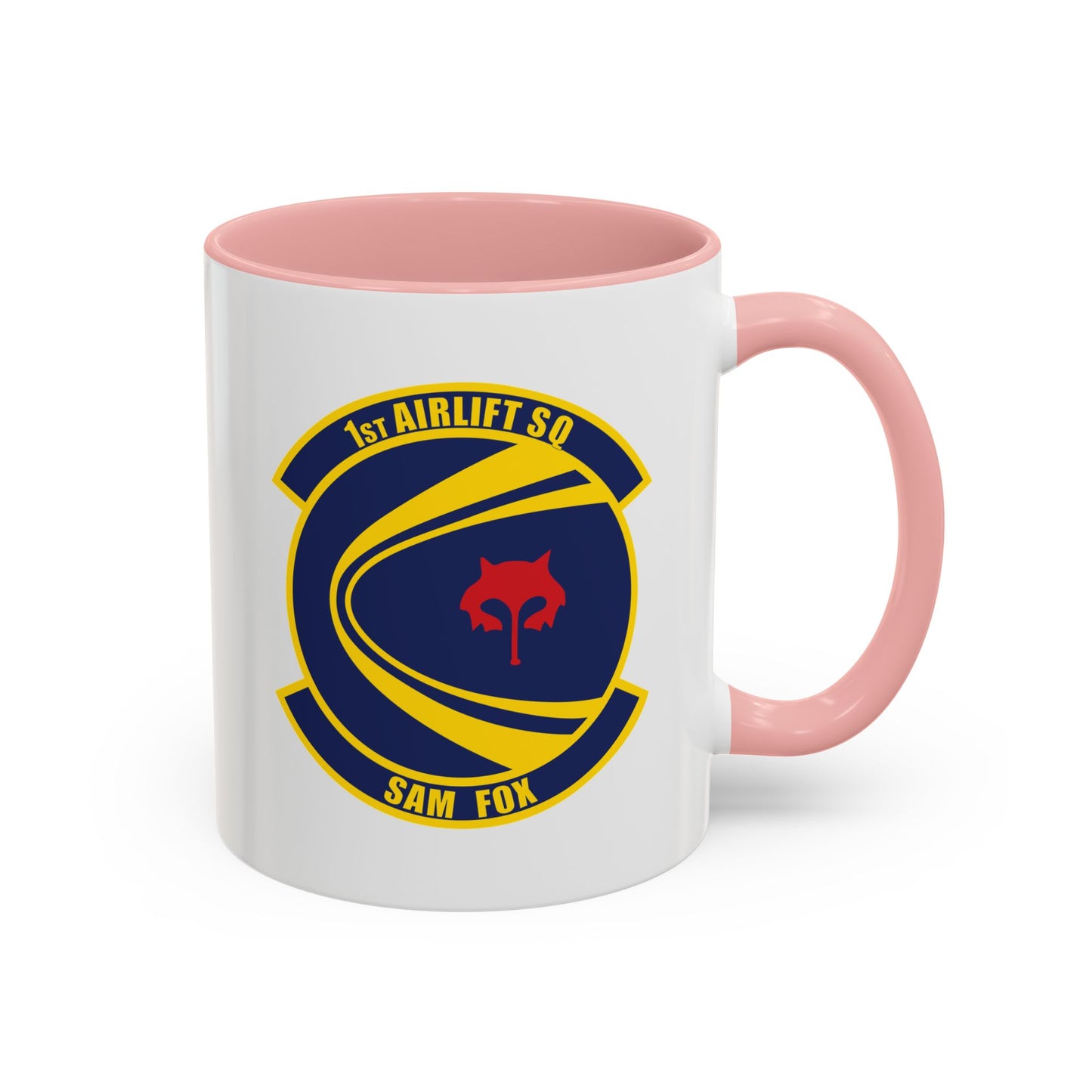 Accent Coffee Mug (11oz & 15oz) - USAF - 1st Airlift Squadron wo txt X 300