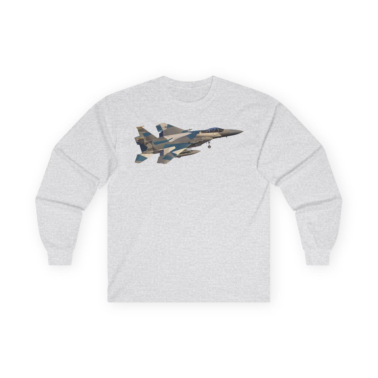 Unisex Ultra Cotton Long Sleeve Tee - USAF - F15 Eagle wo txt