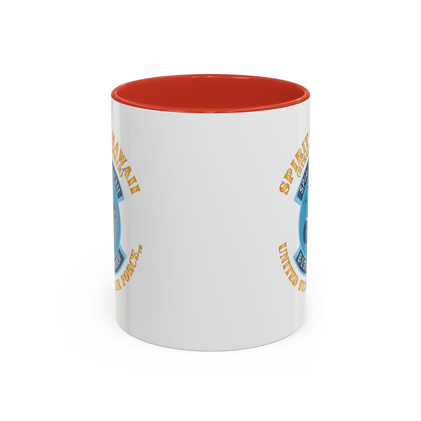 Accent Coffee Mug (11oz & 15oz) - USAF - B2 - Spirit of Hawaii - Stealth Bomber X 300