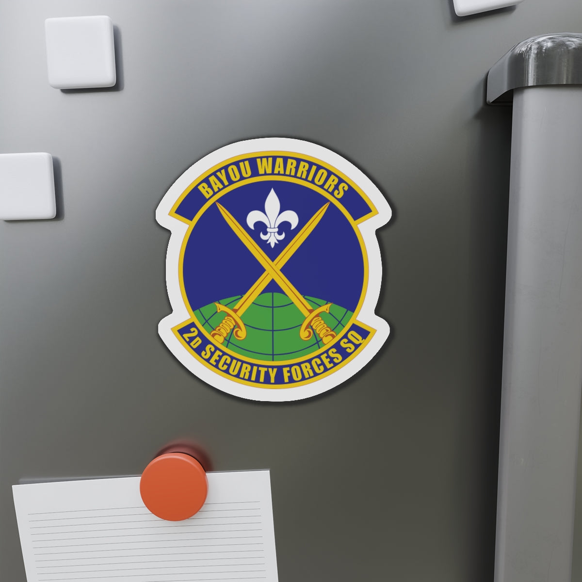 Die-Cut Magnet - USAF - 2nd Security Forces Squadron wo txt
