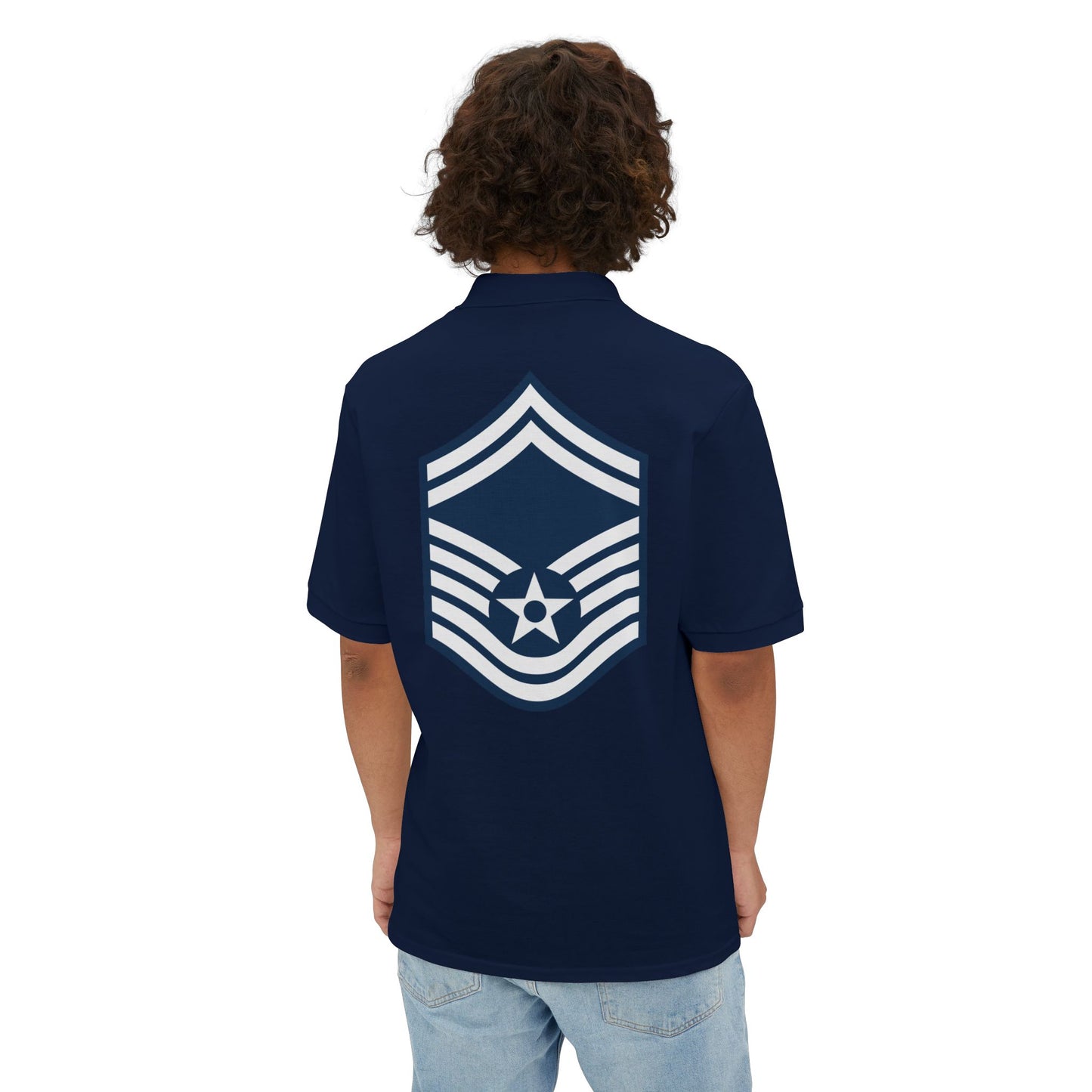 Men's Piqué Polo - USAF - Senior Master Sergeant (E8a) - 2020