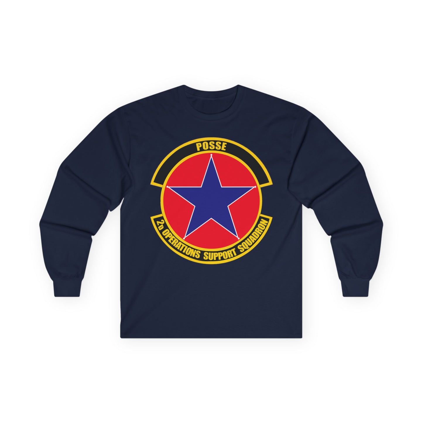 Unisex Ultra Cotton Long Sleeve Tee - USAF - 2nd Operations Support Squadron wo txt