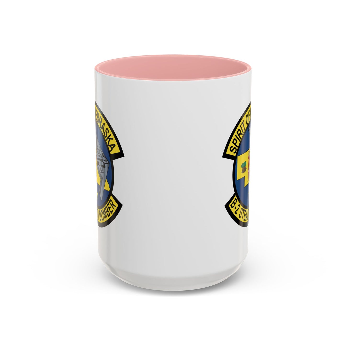 Accent Coffee Mug (11oz & 15oz) - USAF - B2 - Spirit of Nebraska - Stealth Bomber wo txt X 300