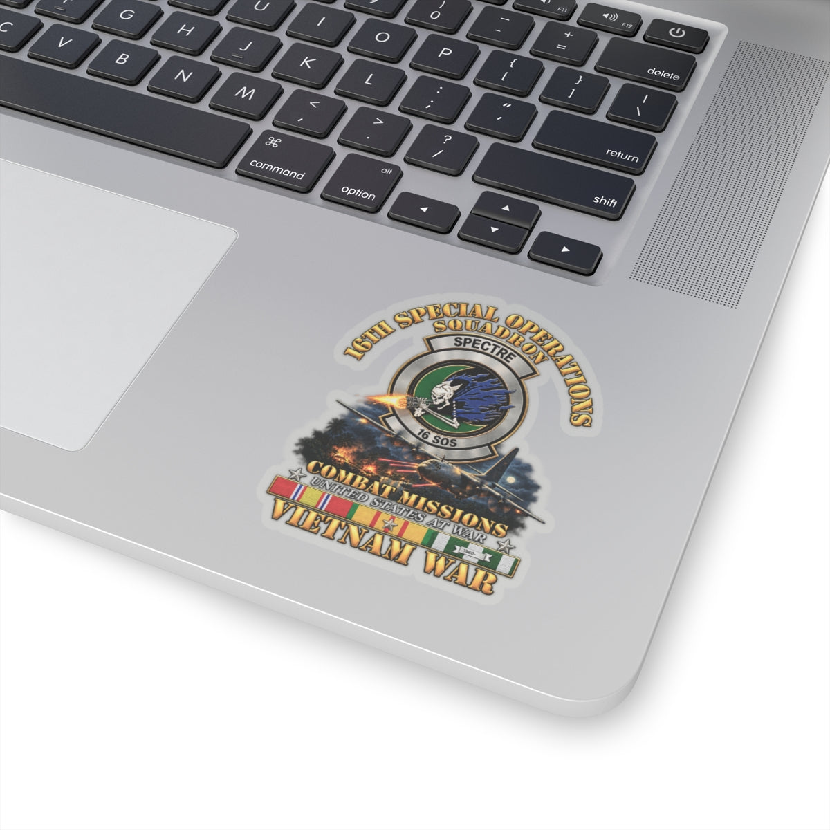 Kiss-Cut Stickers - SOF - 16th SOS - Combat Missions w VN SVC - 3D - Enhanced
