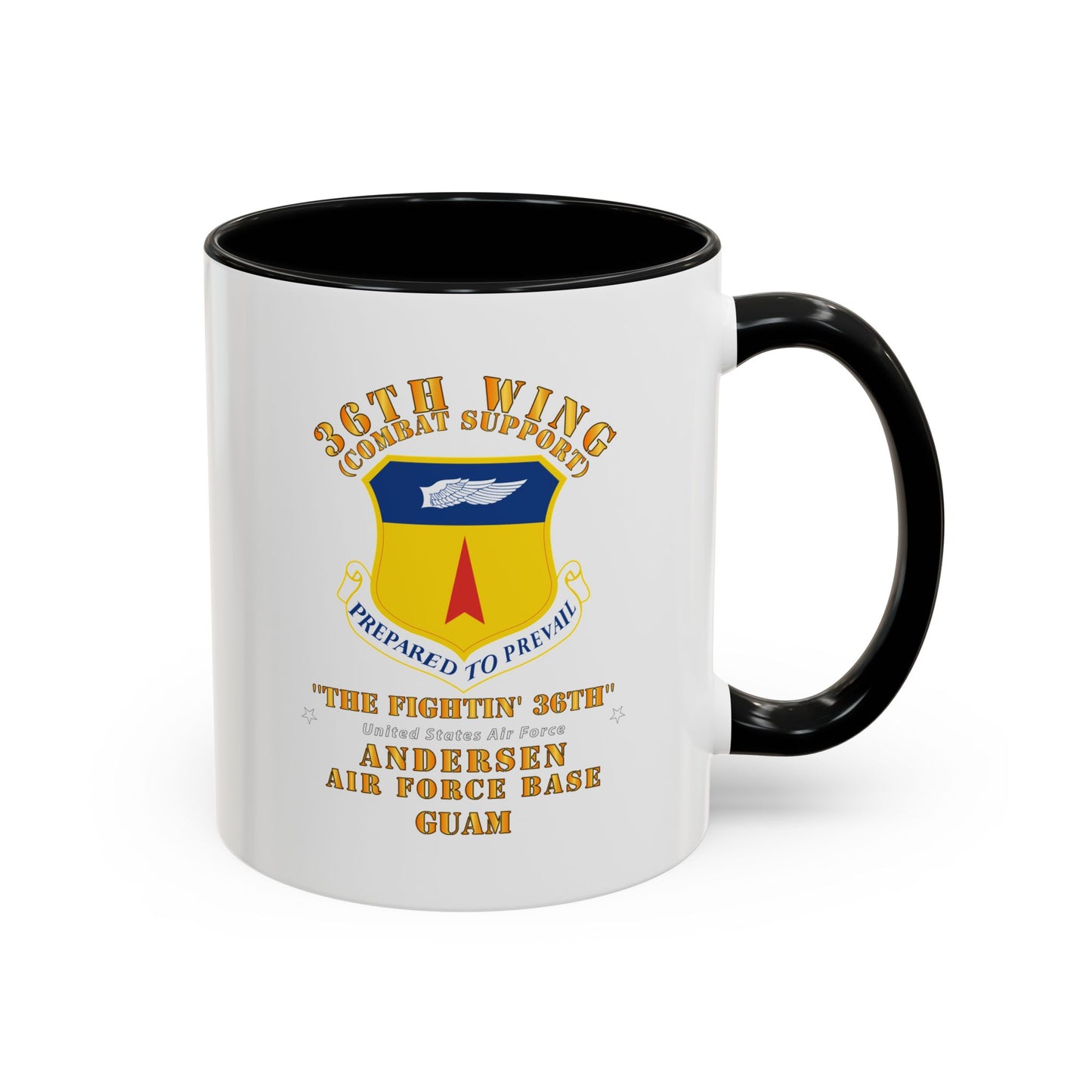 Accent Coffee Mug (11oz & 15oz) - USAF - 36th Wing - Anderson AFB - Guam