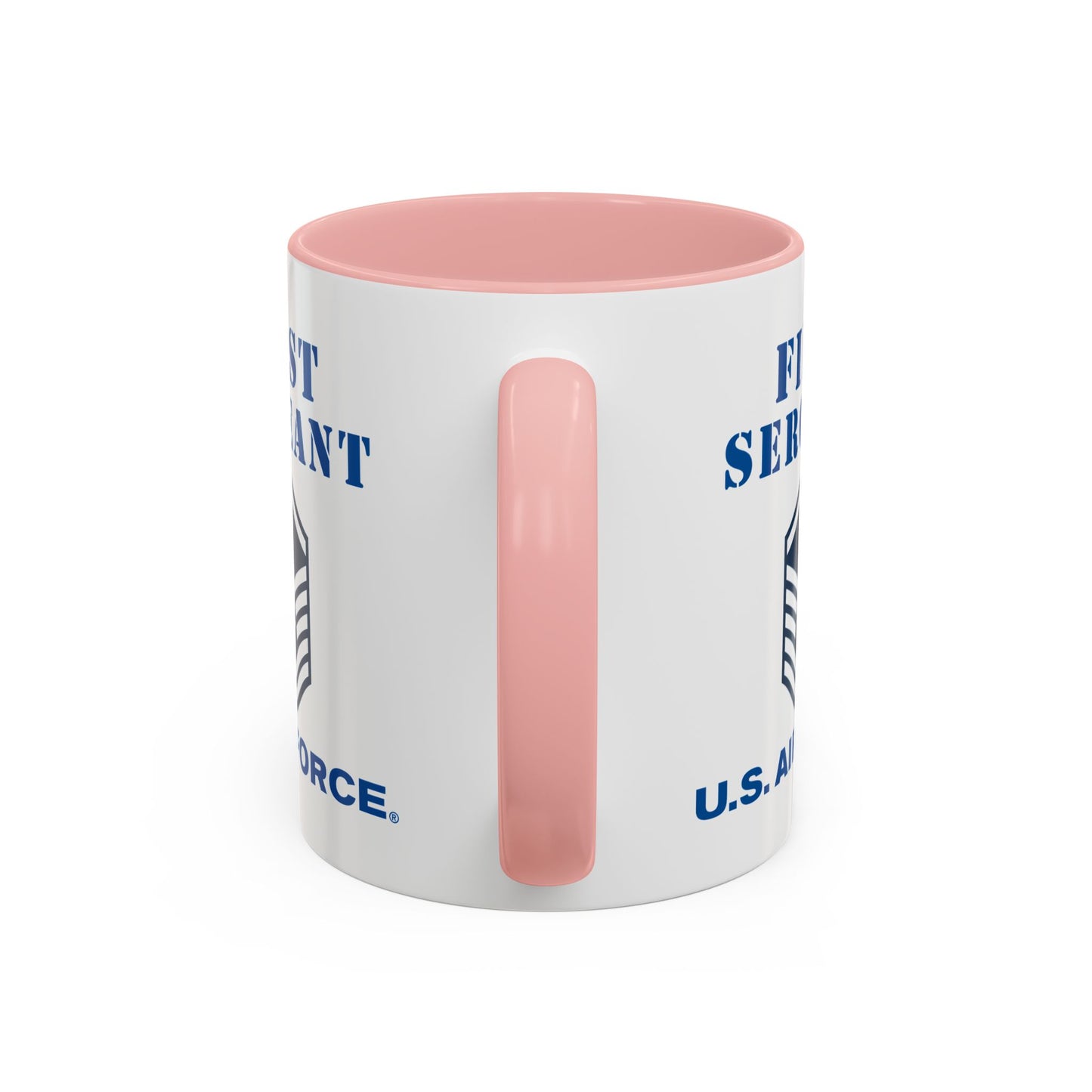 Accent Coffee Mug (11oz & 15oz) - USAF - First Sergeant (E7b) - 2020 - US Air Force w Text X 300