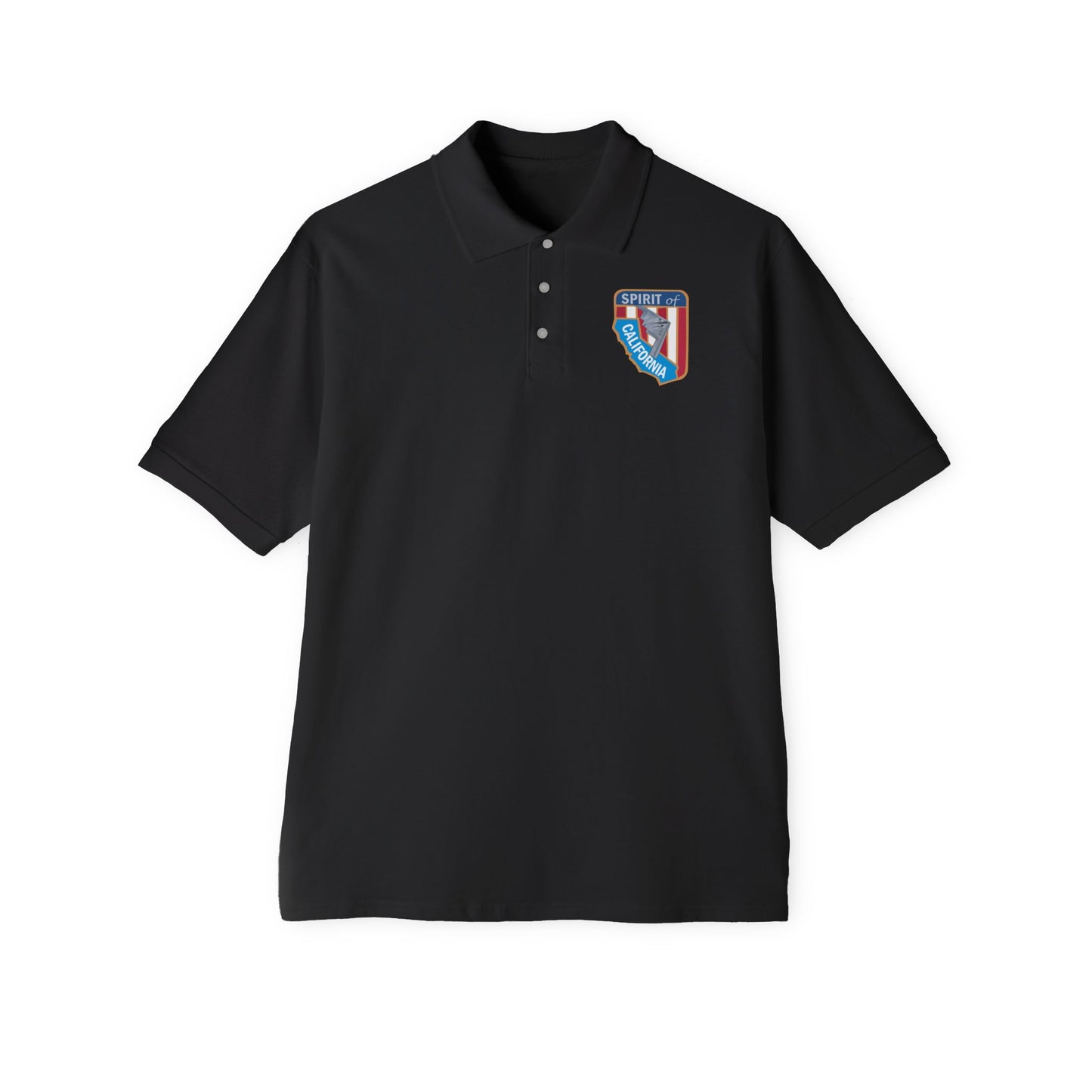 Men's Piqué Polo - USAF - B2 - Spirit of California - Stealth Bomber wo txt X 300