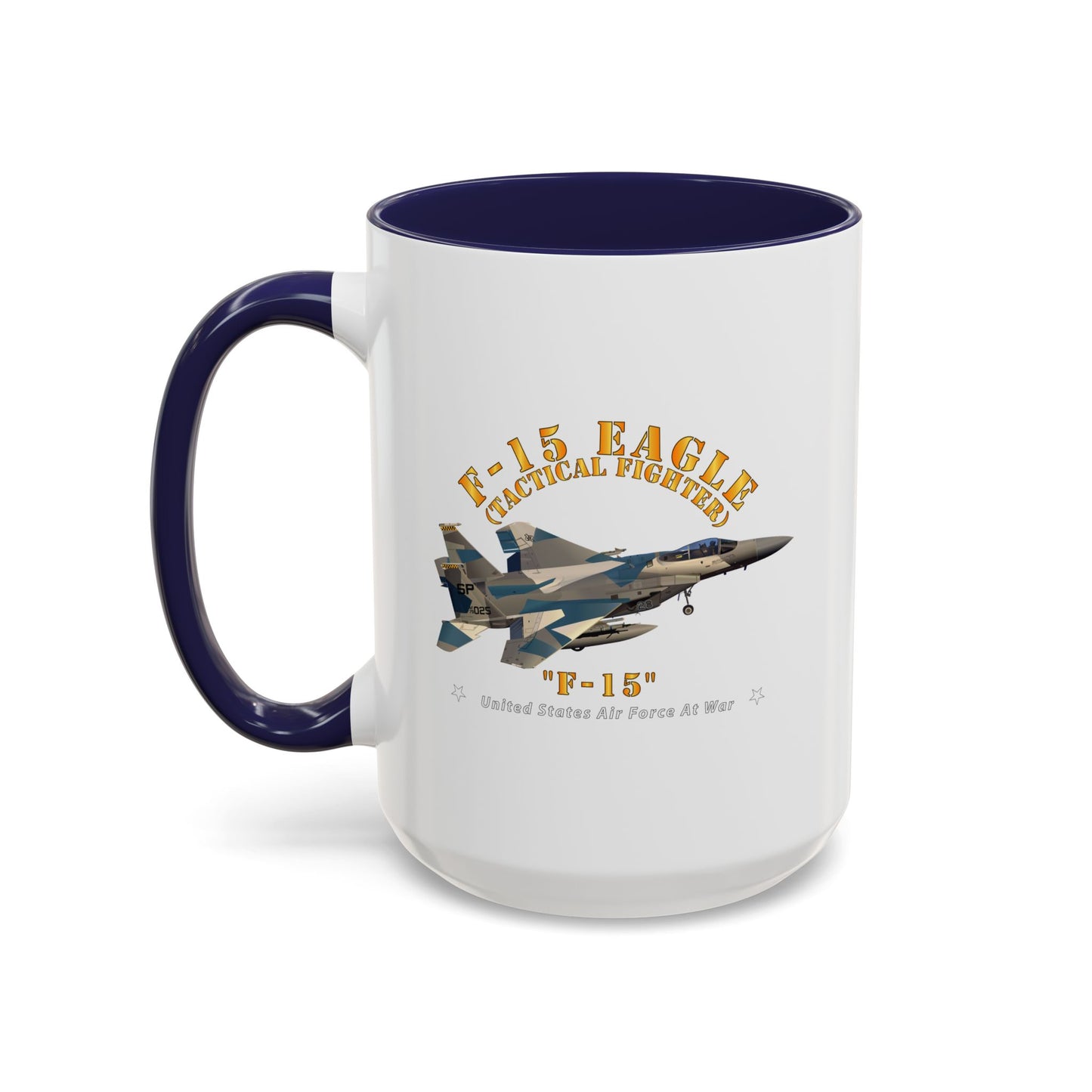 Accent Coffee Mug (11oz & 15oz) - USAF - F15 Eagle - F15