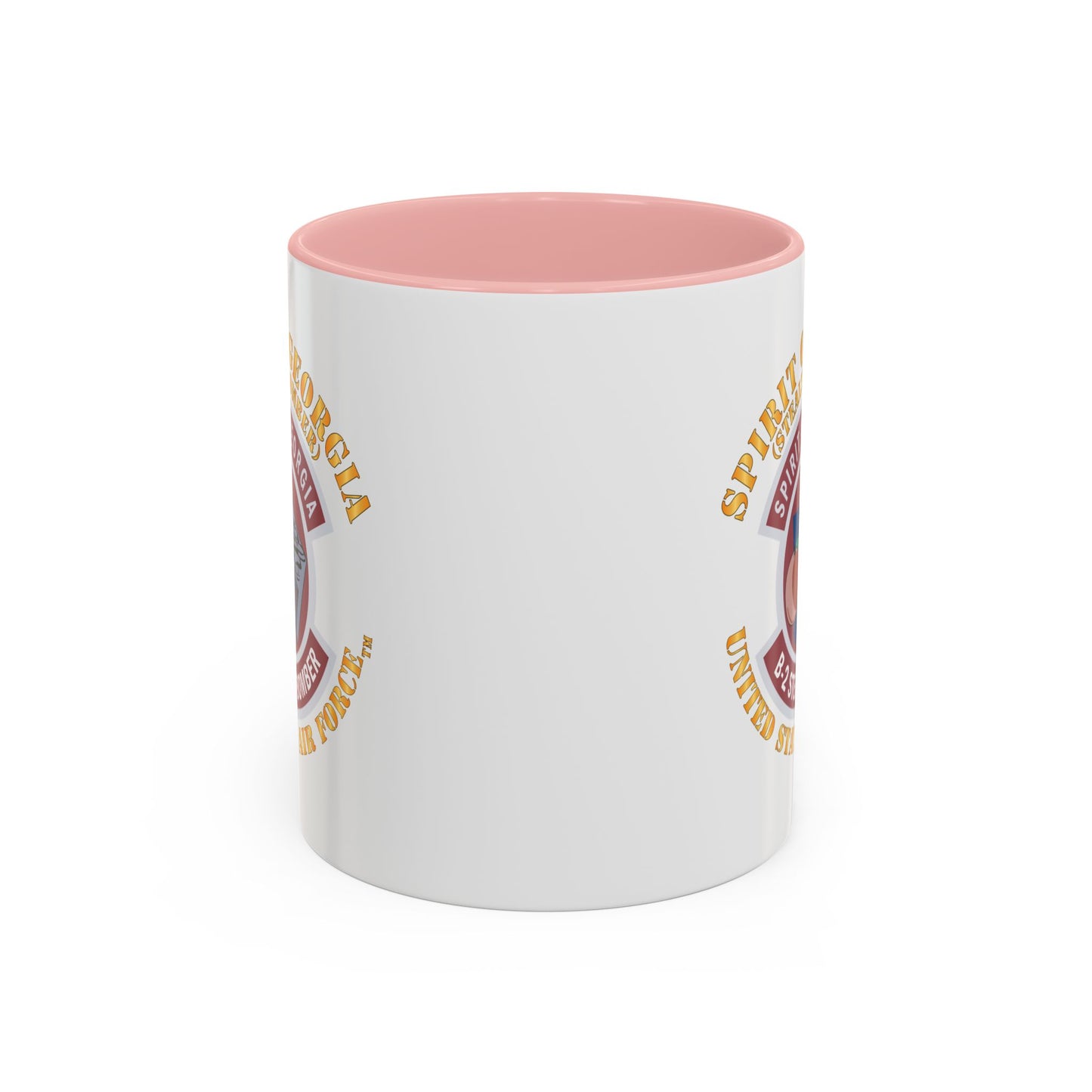 Accent Coffee Mug (11oz & 15oz) - USAF - B2 - Spirit of Georgia - Stealth Bomber X 300