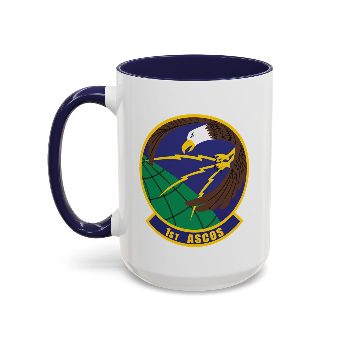Accent Coffee Mug (11oz & 15oz) - USAF - 1st Air & Space Communications Operations Sq wo txt X 300