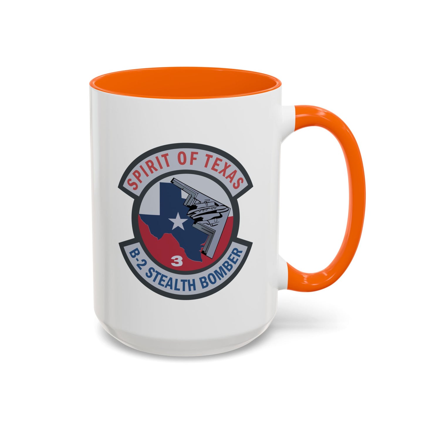 Accent Coffee Mug (11oz & 15oz) - USAF - B2 - Spirit of Texas - Stealth Bomber wo txt X 300