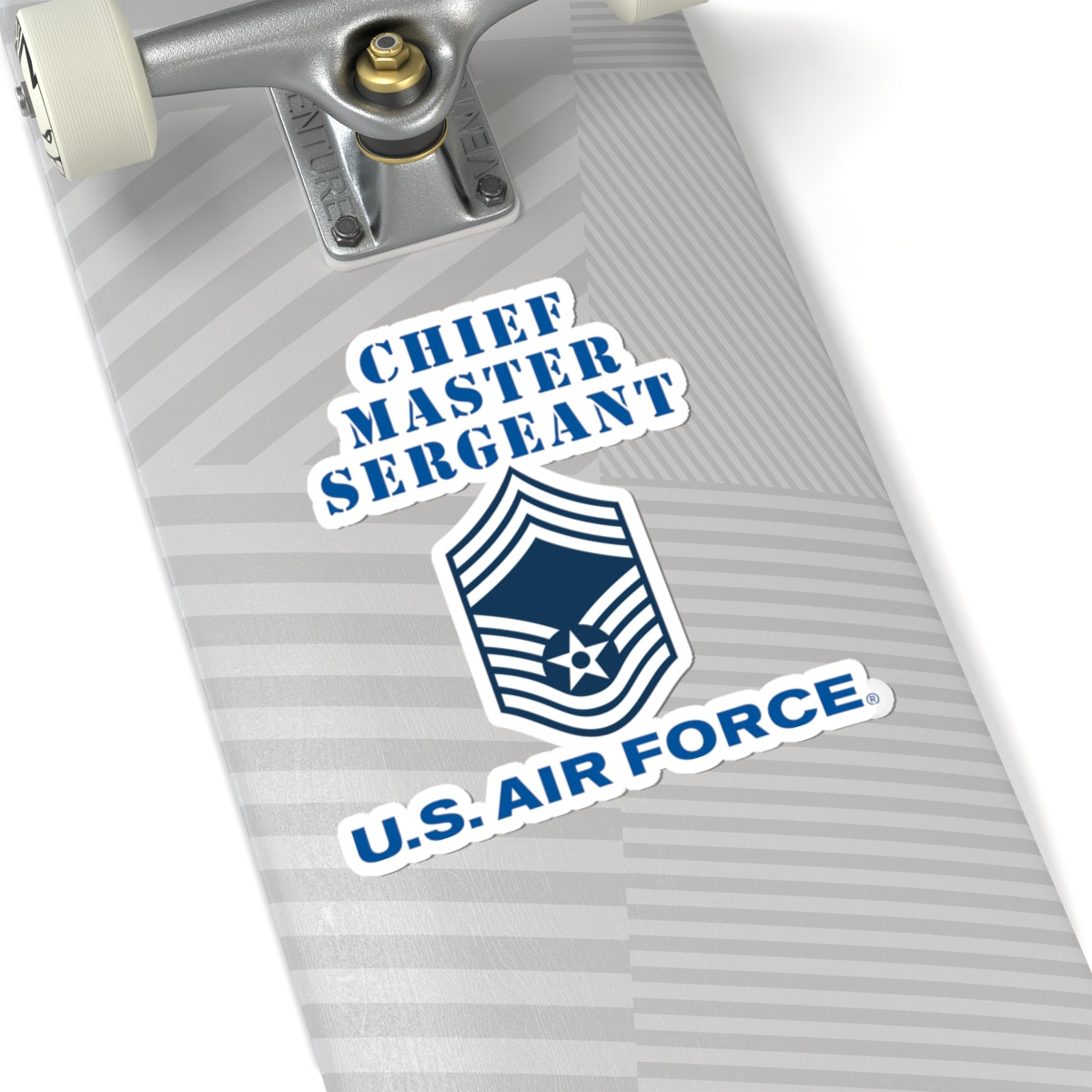 Kiss-Cut Stickers - USAF - Chief Master Sergeant (E9a) - 2020 - US Air Force w Text X 300