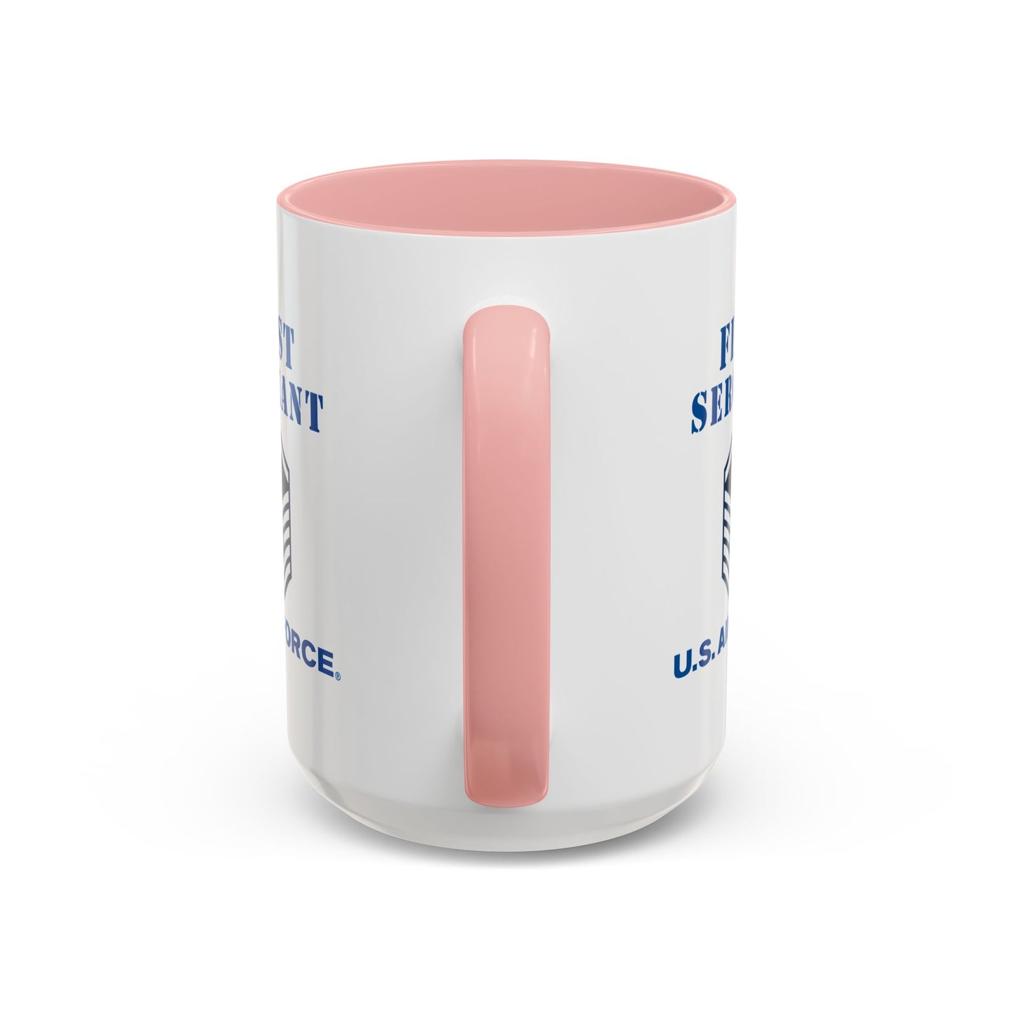 Accent Coffee Mug (11oz & 15oz) - USAF - First Sergeant (E7b) - 2020 - US Air Force w Text X 300