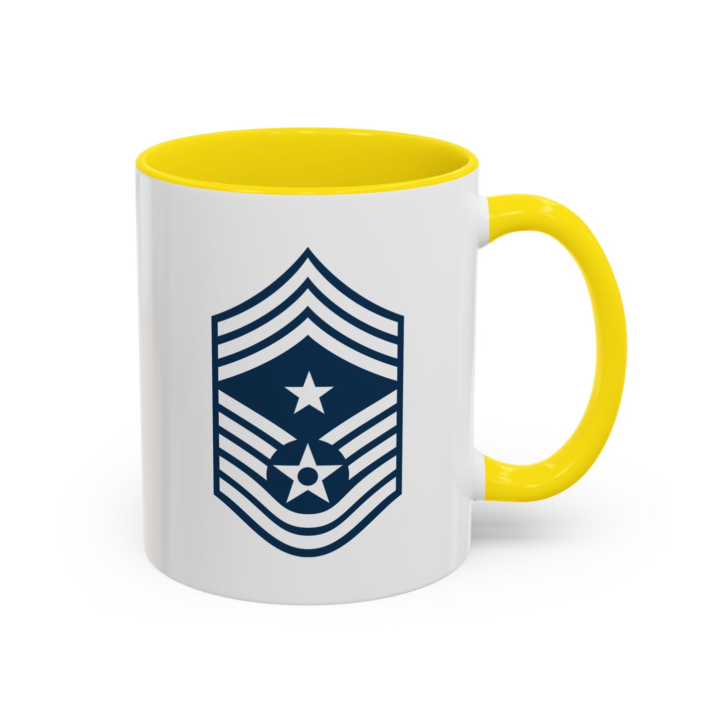 Accent Coffee Mug (11oz & 15oz) - USAF - Command Chief Master Sergeant (E9c) - 2020