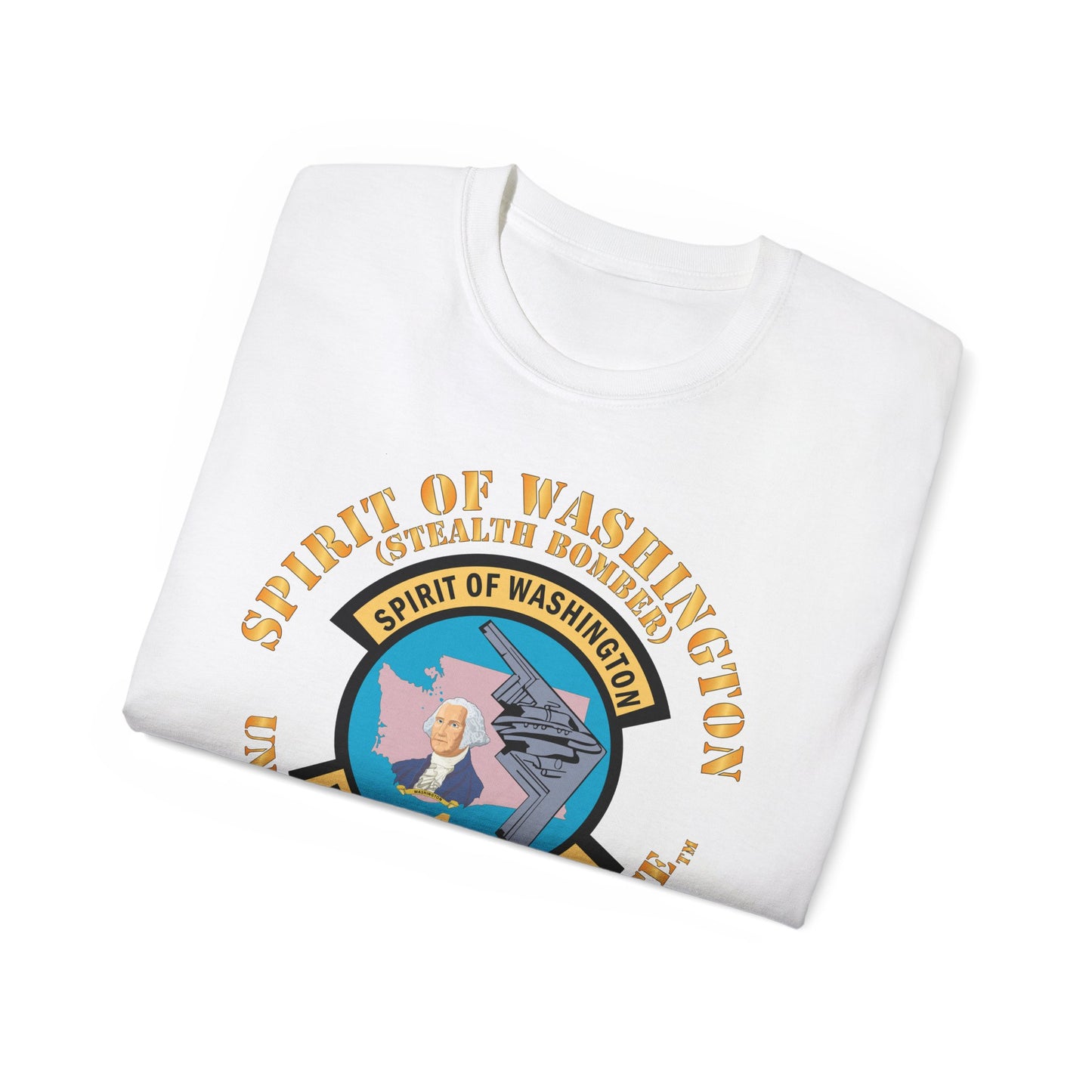Unisex Ultra Cotton Tee - USAF - B2 - Spirit of Washington - Stealth Bomber X 300