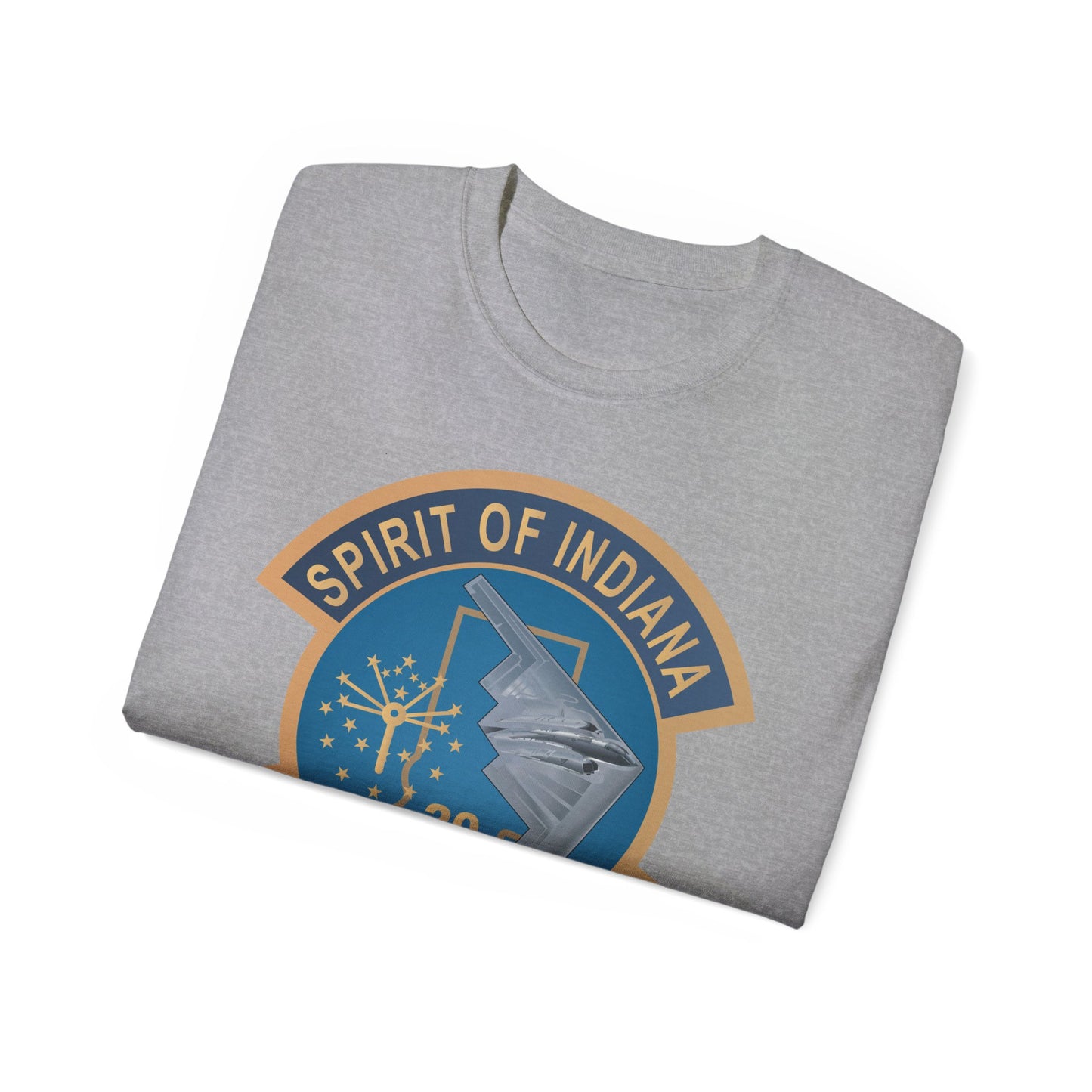 Unisex Ultra Cotton Tee - USAF - B2 - Spirit of Indiana - Stealth Bomber wo txt X 300