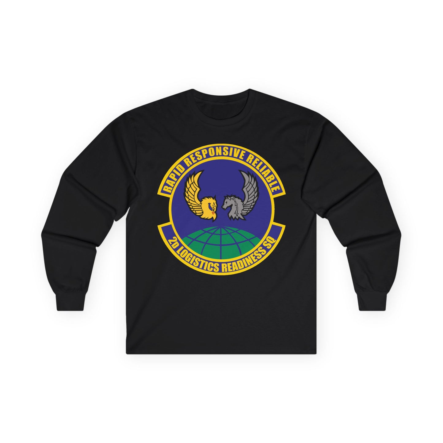 Unisex Ultra Cotton Long Sleeve Tee - USAF - 2d Logistics Readiness Squadron wo txt