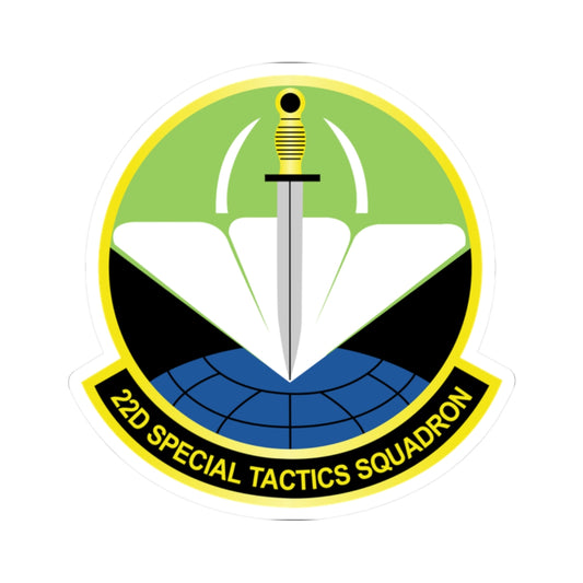 Kiss-Cut Stickers - USAF - 22nd Special Tactics Squadron  wo Txt X 300