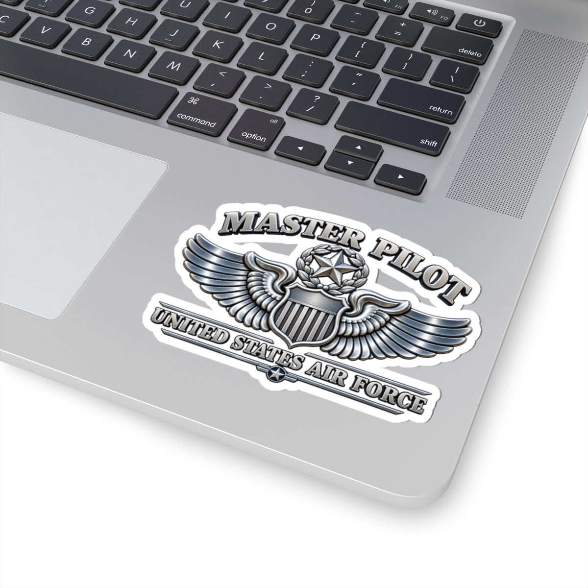 Kiss-Cut Stickers - USAF - Master Pilot Badge - United States Air Force - 3D - Enhanced
