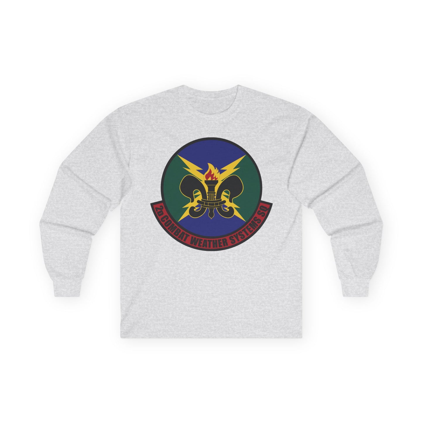 Unisex Ultra Cotton Long Sleeve Tee - USAF - 2d Combat Weather Systems Squadron wo txt