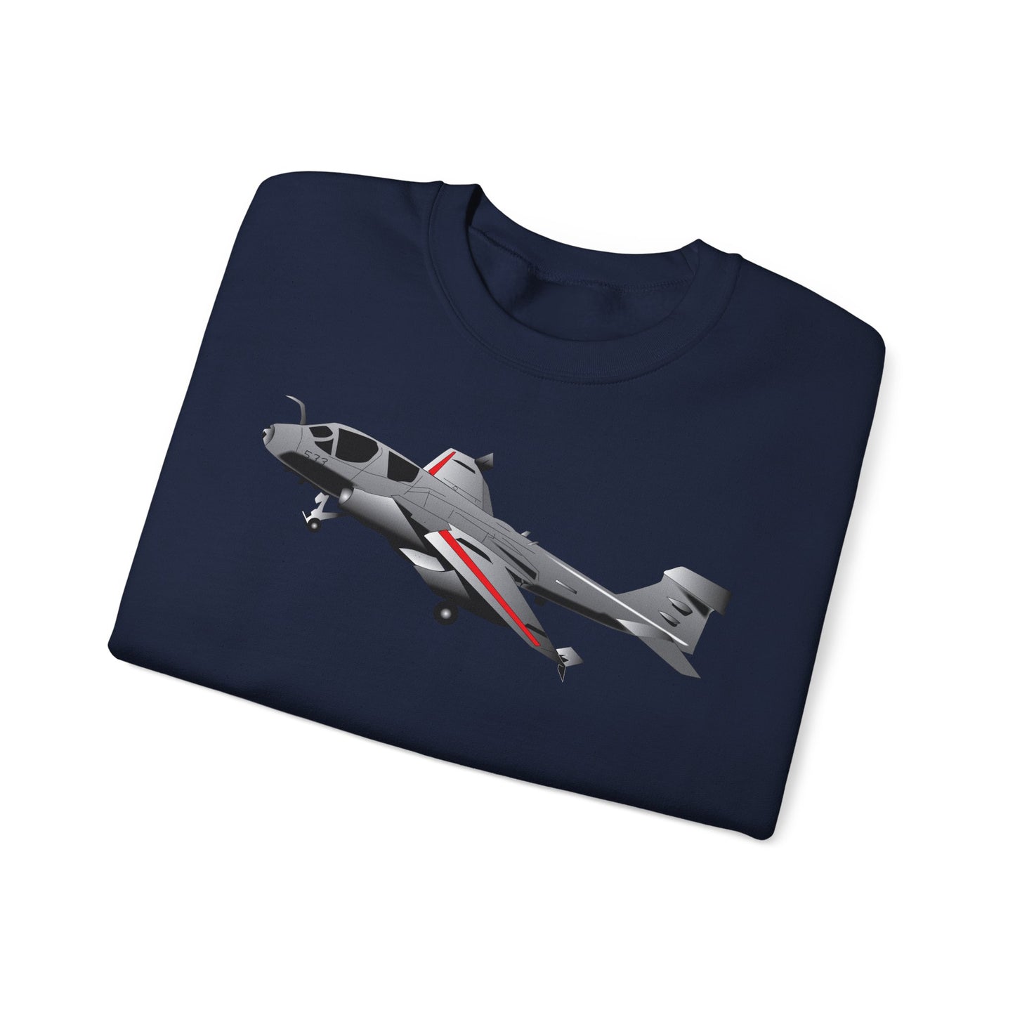 Crewneck Sweatshirt - Aircraft - Navy - A-6A Intruder X 300
