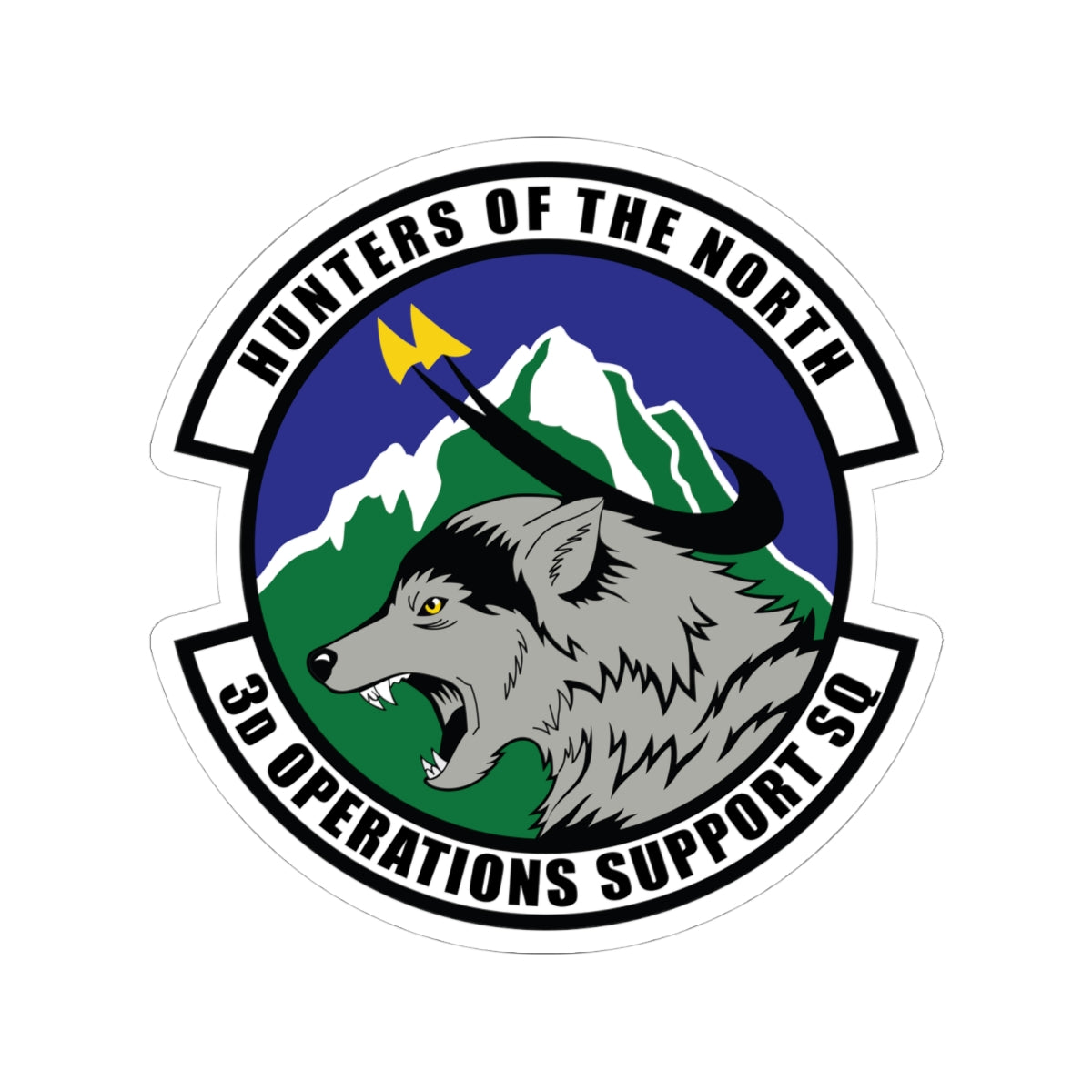Kiss-Cut Stickers - USAF - 3rd Operations Support Squadron wo txt X 300