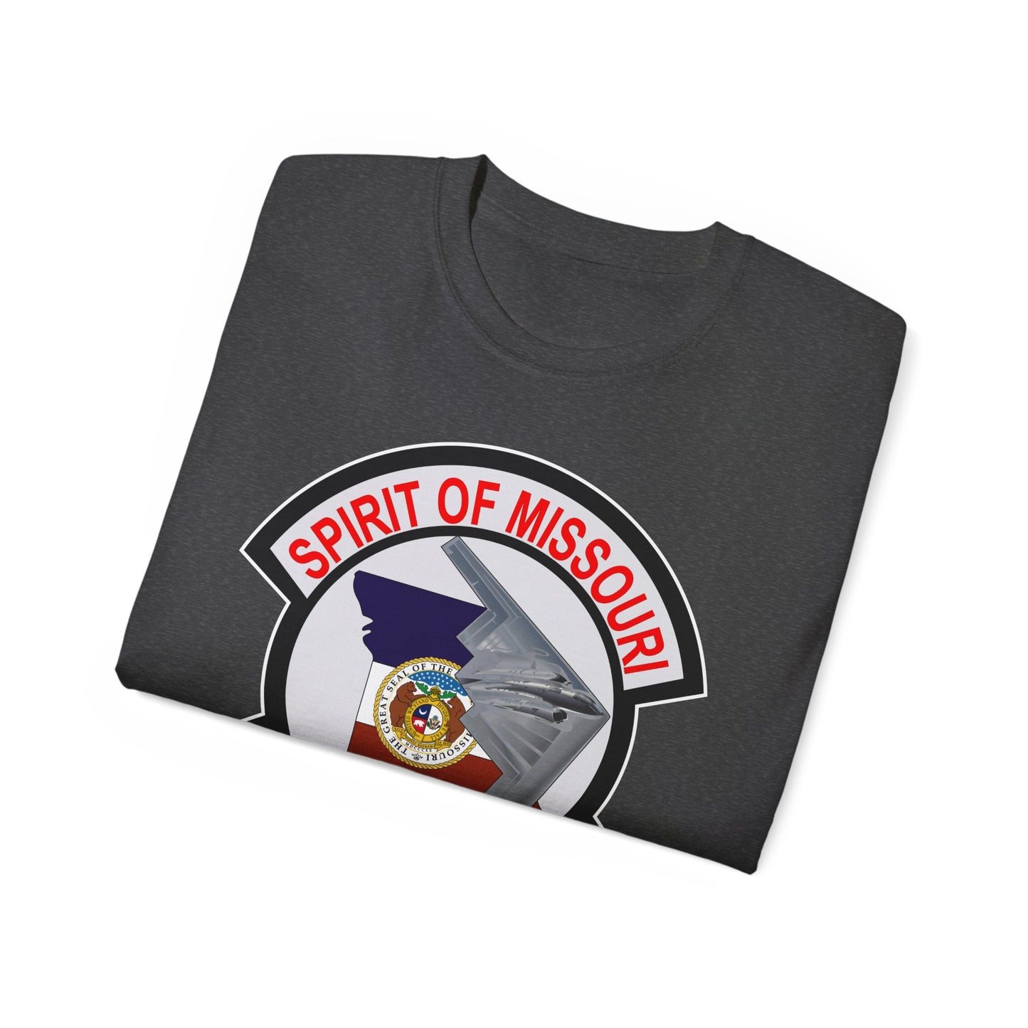 Unisex Ultra Cotton Tee - USAF - B2 - Spirit of Missouri - Stealth Bomber wo Txt