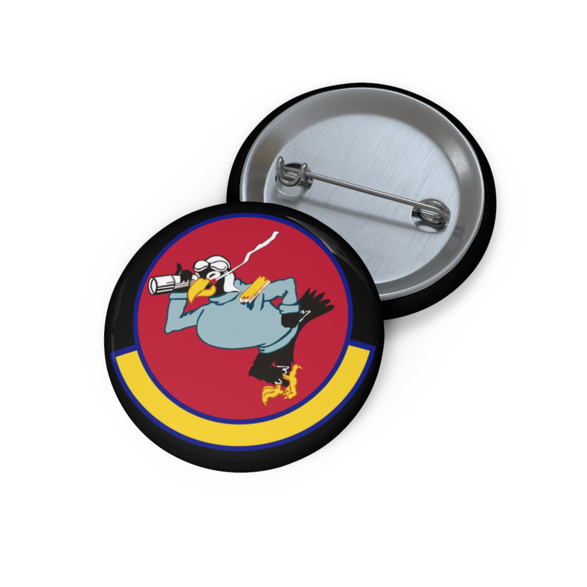 Custom Pin Button - USAF - 4th Reconnaissance Sq wo txt X 300
