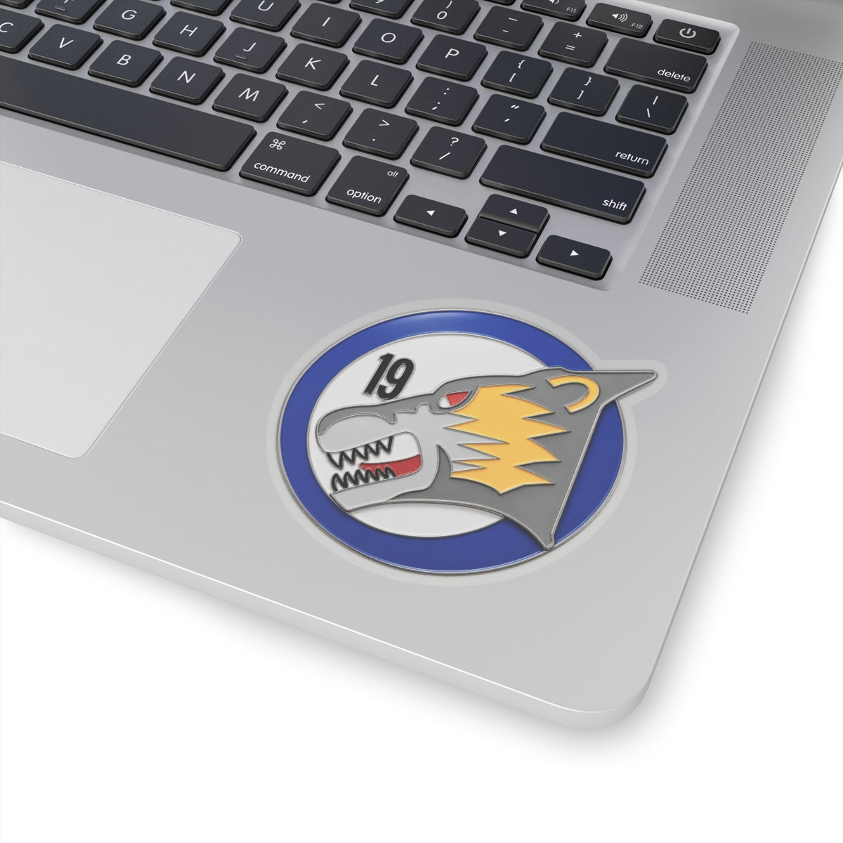 Kiss-Cut Stickers - USAF Academy 19th Cadet Squadron Patch - Wolverines - 3D - Enhanced