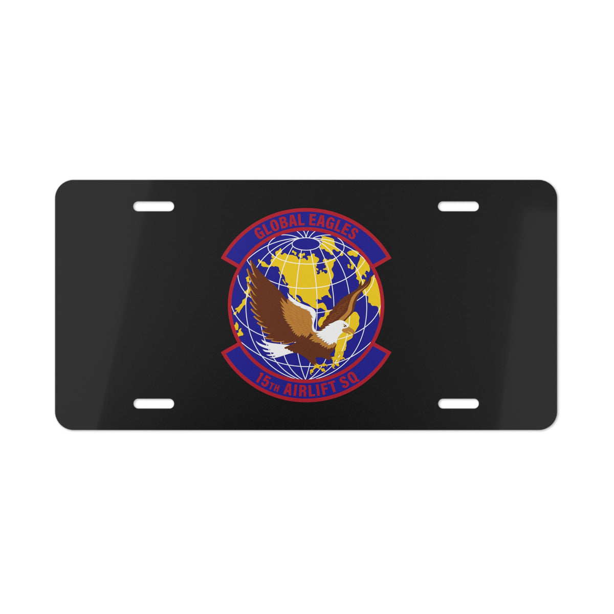 License Plate - USAF - 15th Airlift Squadron wo txt