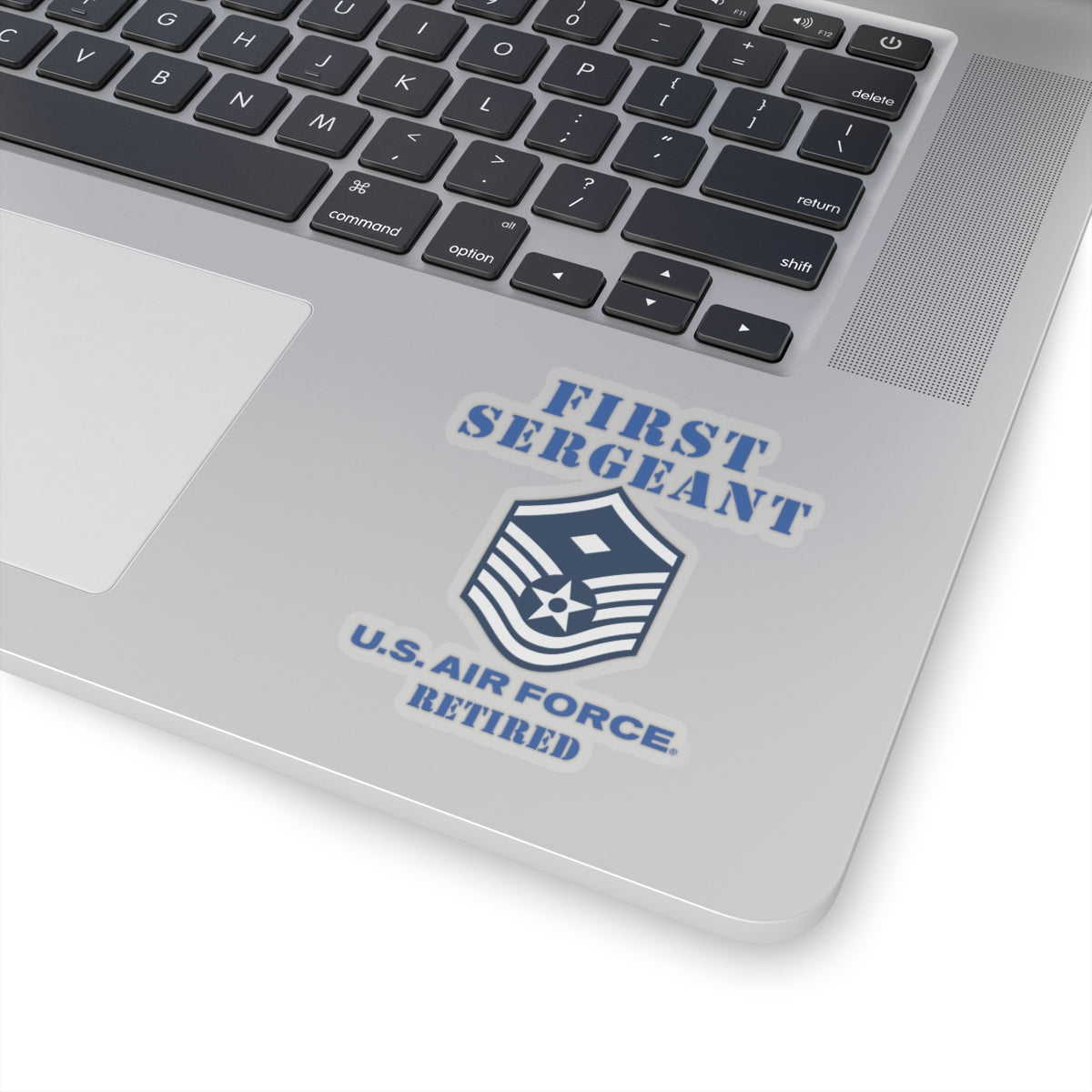 Kiss-Cut Stickers - USAF - First Sergeant (E7b) - 2020 - Retired