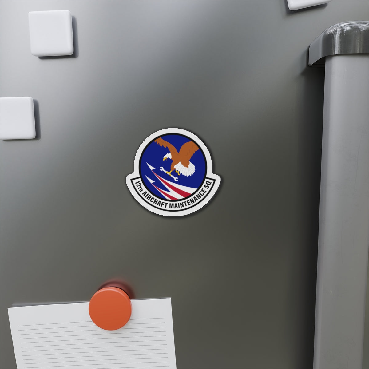 Die-Cut Magnet - USAF - 12th Aircraft Maintenance Squadron wo txt