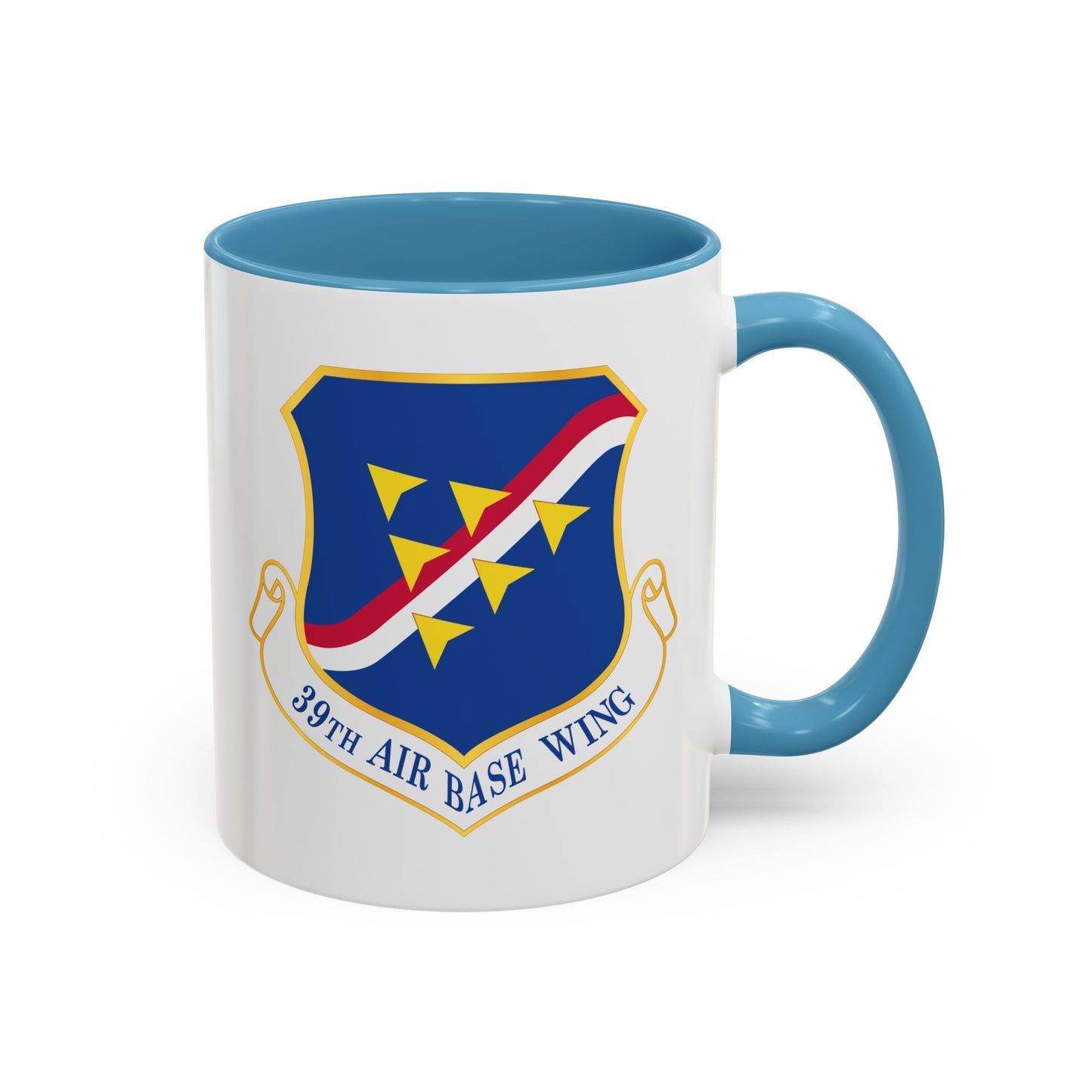 Accent Coffee Mug (11oz & 15oz) - USAF - 39th Airbase Wing wo Txt