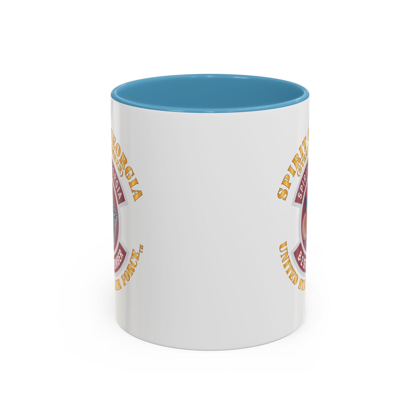 Accent Coffee Mug (11oz & 15oz) - USAF - B2 - Spirit of Georgia - Stealth Bomber X 300