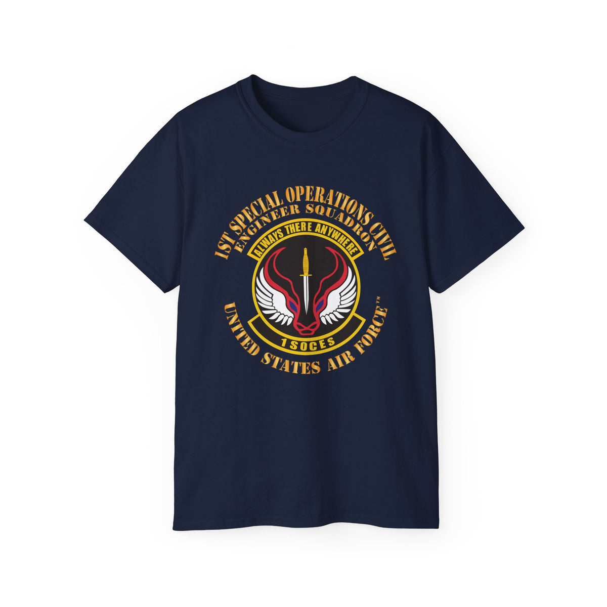 Unisex Ultra Cotton Tee - USAF - 1st Special Operations Civil Engineer Sq X 300